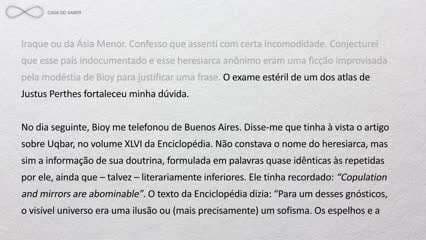 Os mundos de Borges: leitor e criador filosófico (Parte 3): A Filosofia e a Literatura de Jorge Luís Borges - Eduardo Wolf