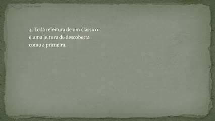 As 14 propostas de definição de clássicos na literatura por Italo Calvino e sua transposição para o campo do cinema (Parte 3): Por Que Ver os Clássicos? - Sérgio Rizzo