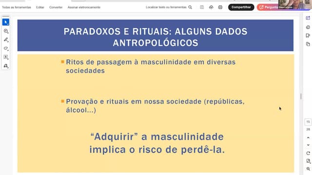 Encontro ao vivo: Masculinidade: Um "sintoma" ainda contemporâneo - Felippe Lattanzio