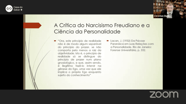 Do retorno a Freud ao desenvolvimento da psicanálise lacaniana: Jacques Lacan - Christian Dunker